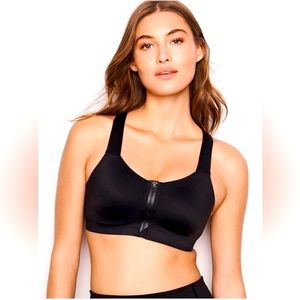 NWT VICTORIA'S SECRET Knockout Front-Close Sports Bra 34C Gym Workout